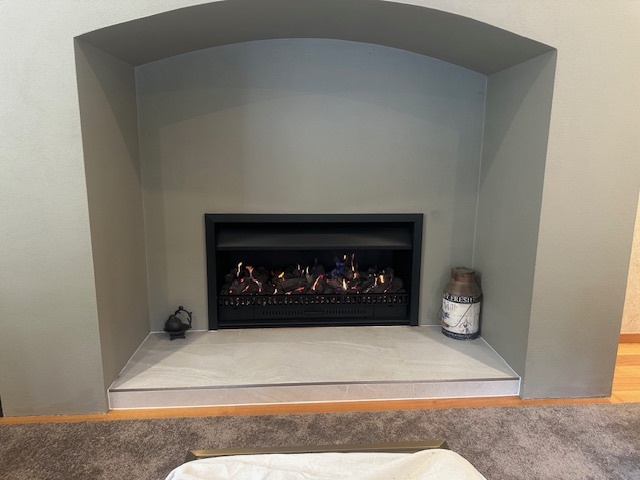 Gas fire after refurbhisment