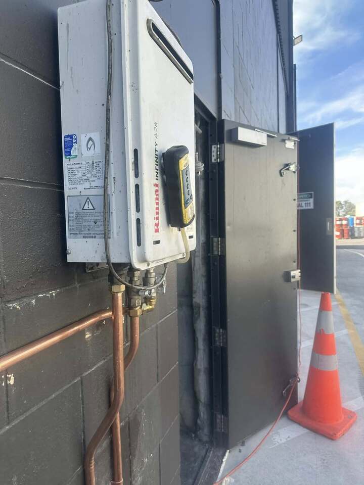 Flue installed in roof space