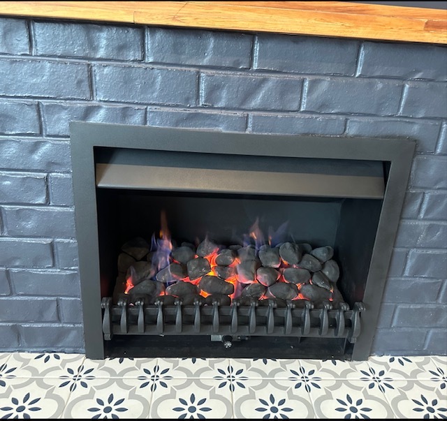 Jet Master gas fire after refurbhisment